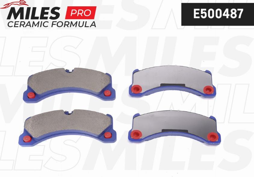 Miles E500487 - Kit de plaquettes de frein, frein à disque cwaw.fr