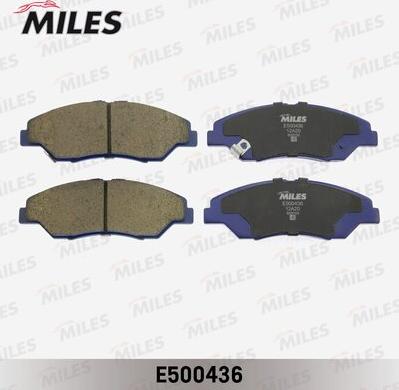 Miles E500436 - Kit de plaquettes de frein, frein à disque cwaw.fr