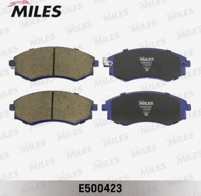 Miles E500423 - Kit de plaquettes de frein, frein à disque cwaw.fr