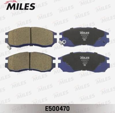 Miles E500470 - Kit de plaquettes de frein, frein à disque cwaw.fr