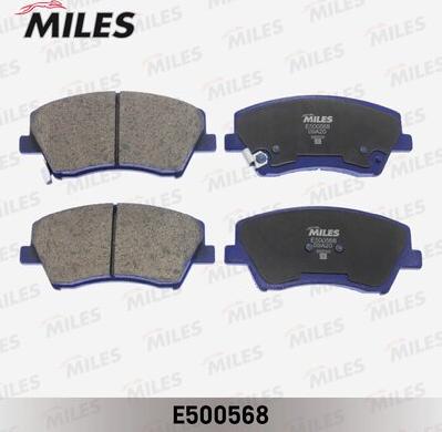 Miles E500568 - Kit de plaquettes de frein, frein à disque cwaw.fr