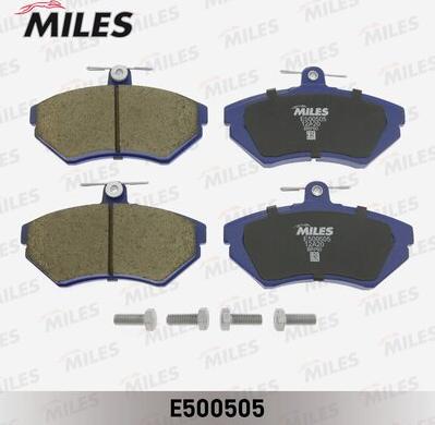 Miles E500505 - Kit de plaquettes de frein, frein à disque cwaw.fr