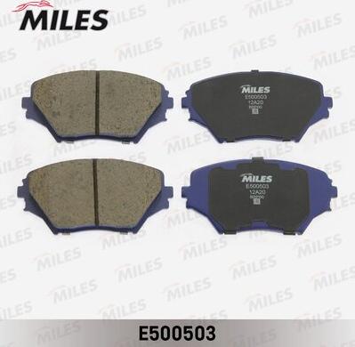 Miles E500503 - Kit de plaquettes de frein, frein à disque cwaw.fr