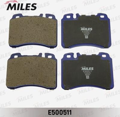 Miles E500511 - Kit de plaquettes de frein, frein à disque cwaw.fr