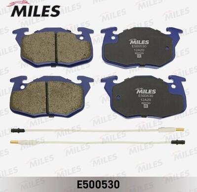 Miles E500530 - Kit de plaquettes de frein, frein à disque cwaw.fr