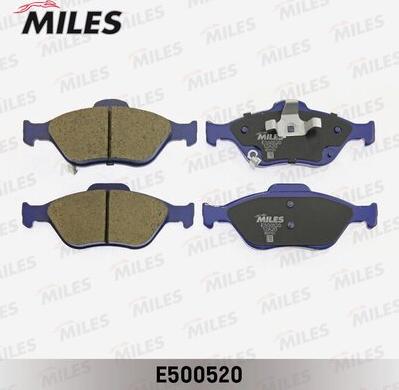 Miles E500520 - Kit de plaquettes de frein, frein à disque cwaw.fr