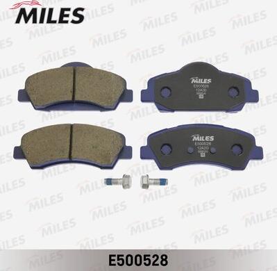 Miles E500528 - Kit de plaquettes de frein, frein à disque cwaw.fr