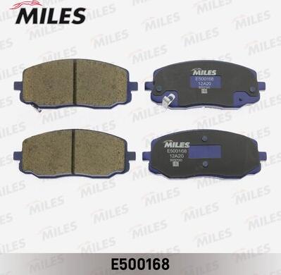 Miles E500168 - Kit de plaquettes de frein, frein à disque cwaw.fr