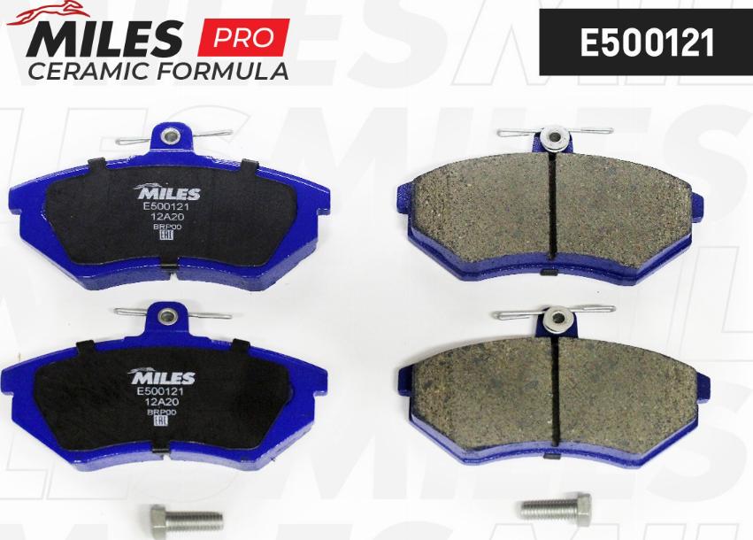 Miles E500121 - Kit de plaquettes de frein, frein à disque cwaw.fr