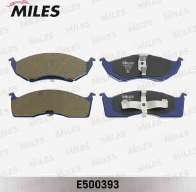 Miles E500393 - Kit de plaquettes de frein, frein à disque cwaw.fr