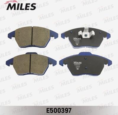 Miles E500397 - Kit de plaquettes de frein, frein à disque cwaw.fr