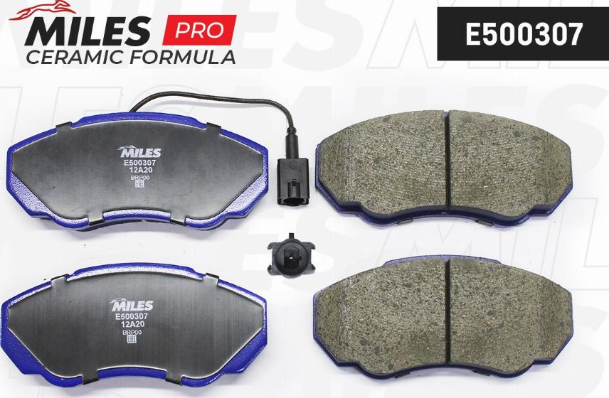 Miles E500307 - Kit de plaquettes de frein, frein à disque cwaw.fr