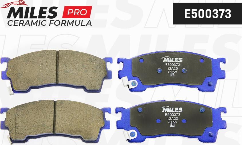 Miles E500373 - Kit de plaquettes de frein, frein à disque cwaw.fr