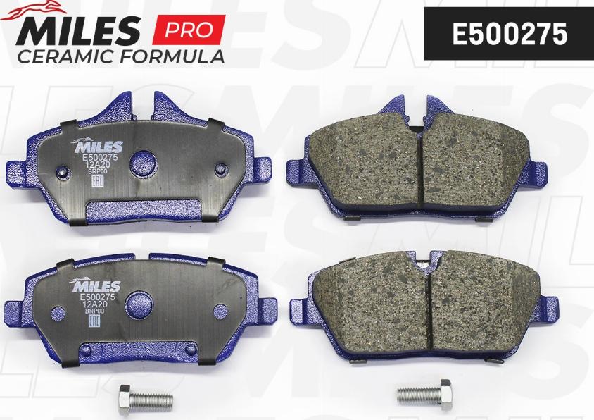 Miles E500275 - Kit de plaquettes de frein, frein à disque cwaw.fr