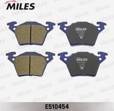 Miles E510454 - Kit de plaquettes de frein, frein à disque cwaw.fr