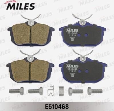 Miles E510468 - Kit de plaquettes de frein, frein à disque cwaw.fr