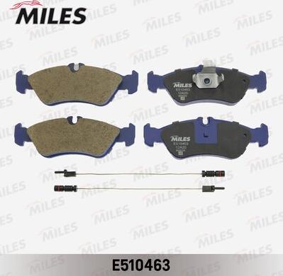 Miles E510463 - Kit de plaquettes de frein, frein à disque cwaw.fr