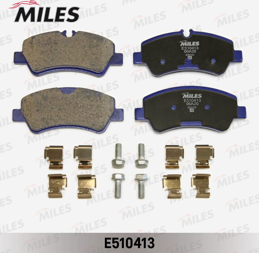 Miles E510413 - Kit de plaquettes de frein, frein à disque cwaw.fr