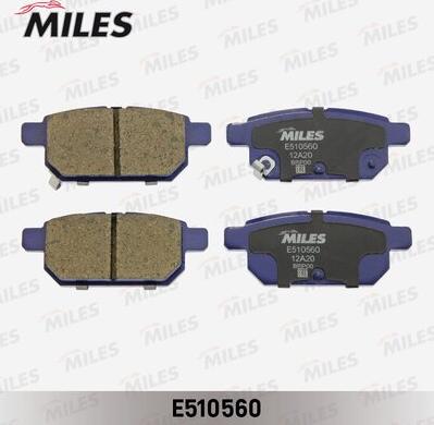 Miles E510560 - Kit de plaquettes de frein, frein à disque cwaw.fr