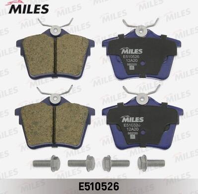 Miles E510526 - Kit de plaquettes de frein, frein à disque cwaw.fr