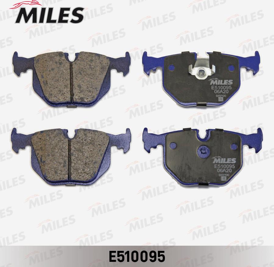 Miles E510095 - Kit de plaquettes de frein, frein à disque cwaw.fr