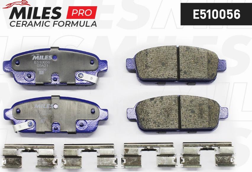 Miles E510056 - Kit de plaquettes de frein, frein à disque cwaw.fr