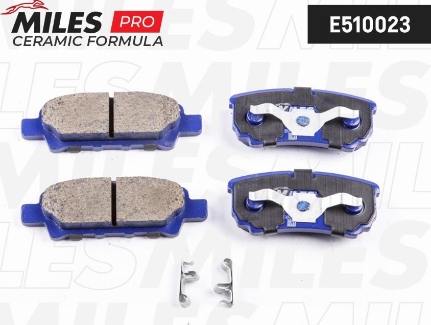 Miles E510023 - Kit de plaquettes de frein, frein à disque cwaw.fr