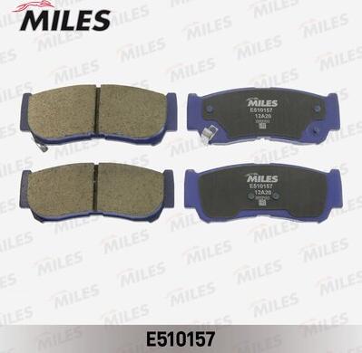 Miles E510157 - Kit de plaquettes de frein, frein à disque cwaw.fr