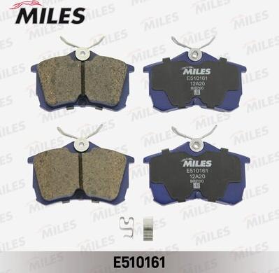 Miles E510161 - Kit de plaquettes de frein, frein à disque cwaw.fr