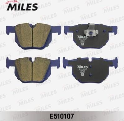 Miles E510107 - Kit de plaquettes de frein, frein à disque cwaw.fr