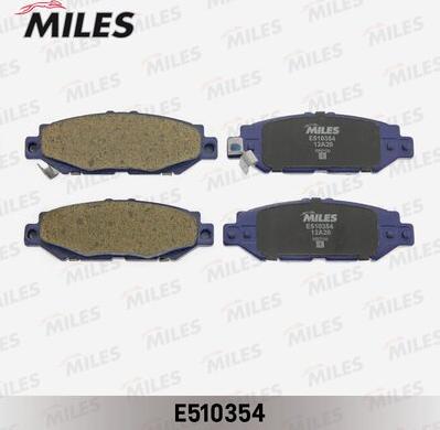 Miles E510354 - Kit de plaquettes de frein, frein à disque cwaw.fr