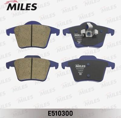 Miles E510300 - Kit de plaquettes de frein, frein à disque cwaw.fr