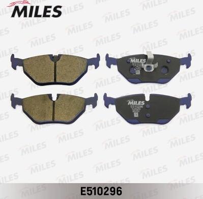 Miles E510296 - Kit de plaquettes de frein, frein à disque cwaw.fr