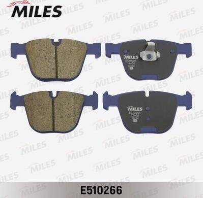 Miles E510266 - Kit de plaquettes de frein, frein à disque cwaw.fr