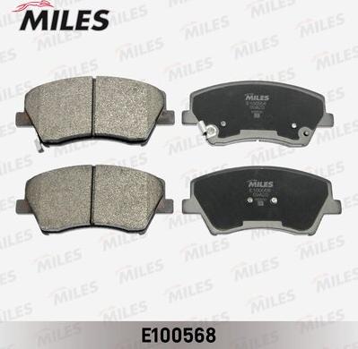 Miles E100568 - Kit de plaquettes de frein, frein à disque cwaw.fr