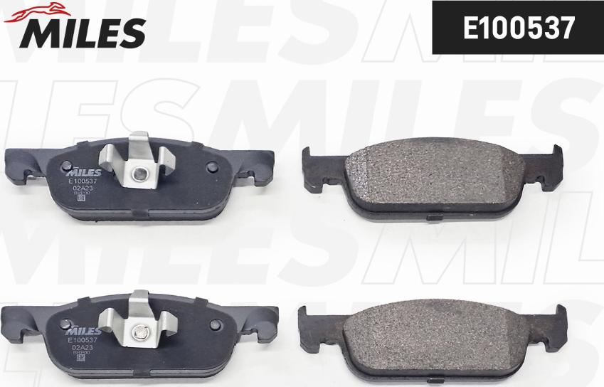 Miles E100537 - Kit de plaquettes de frein, frein à disque cwaw.fr