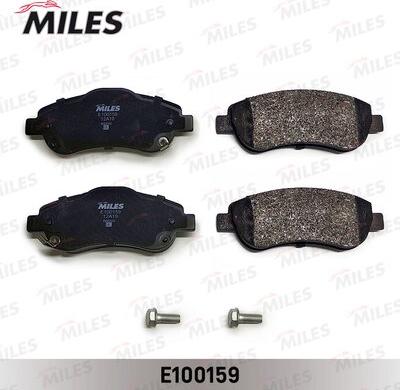 Miles E100159 - Kit de plaquettes de frein, frein à disque cwaw.fr