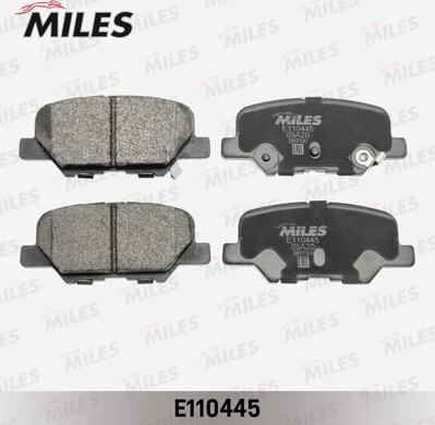 Miles E110445 - Kit de plaquettes de frein, frein à disque cwaw.fr