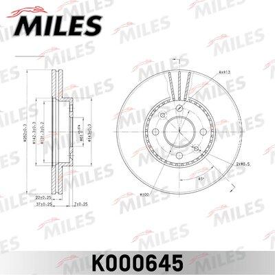 Miles K000645 - Disque de frein cwaw.fr