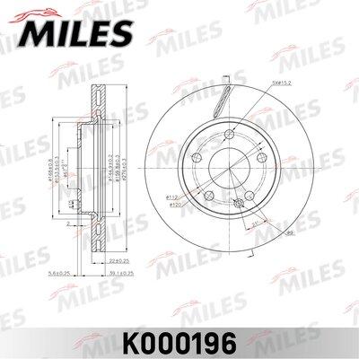 Miles K000196 - Disque de frein cwaw.fr