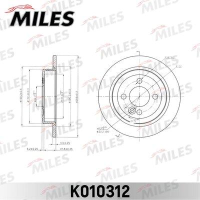 Miles K010312 - Disque de frein cwaw.fr