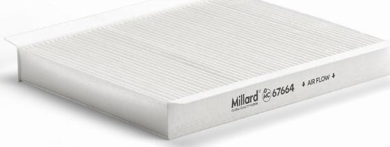 Millard FILTERS MC67664 - Filtre, air de l'habitacle cwaw.fr