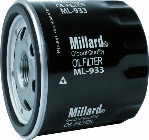 Millard FILTERS ML-933 - Filtre à huile cwaw.fr