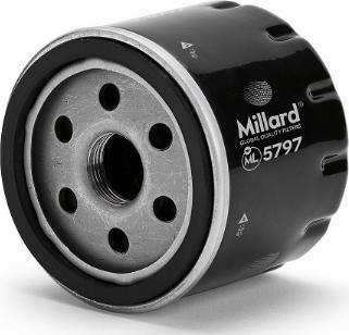 Millard FILTERS ML5797 - Filtre à huile cwaw.fr