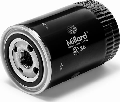 Millard FILTERS ML-36 - Filtre à huile cwaw.fr