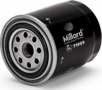 Millard FILTERS ML-71959 - Filtre à huile cwaw.fr