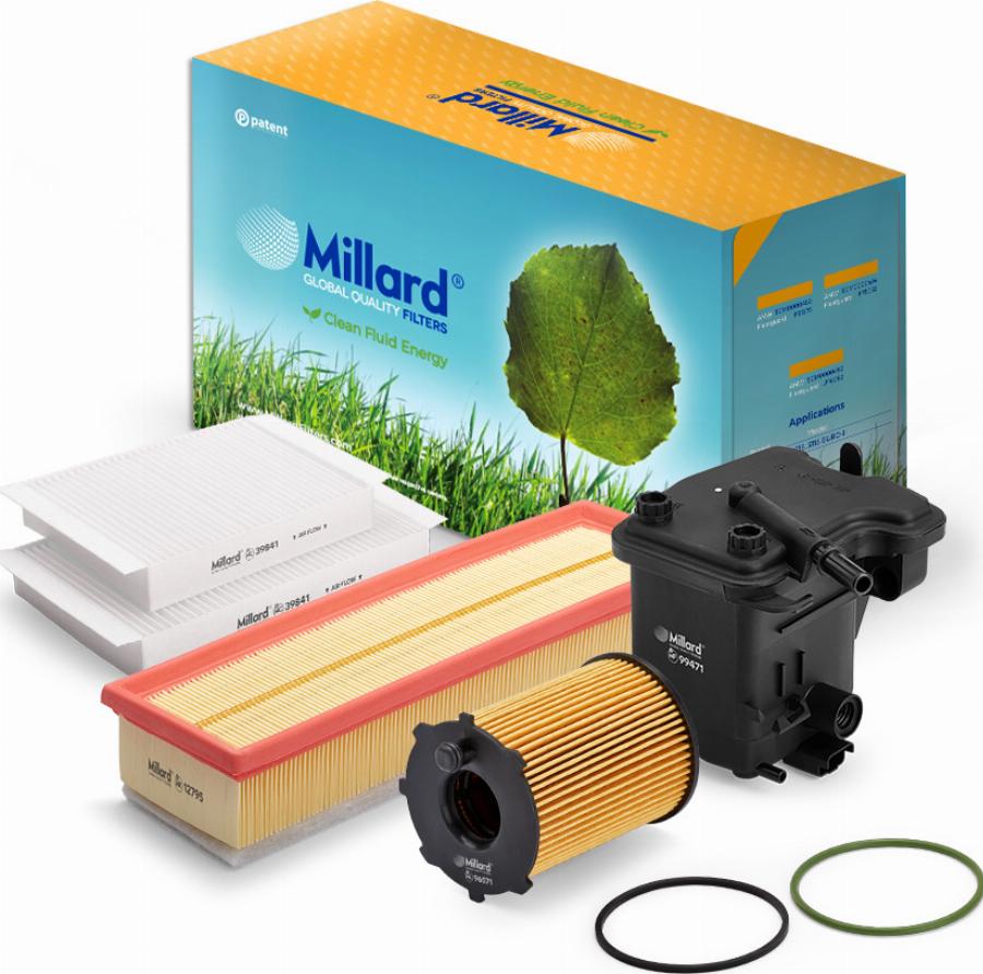 Millard FILTERS MZ-1151 - Kit de filtres cwaw.fr