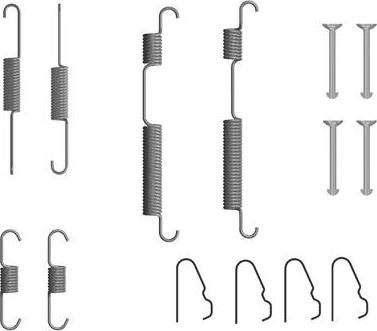 Mintex MBA54 - Kit d'accessoires, mâchoire de frein cwaw.fr