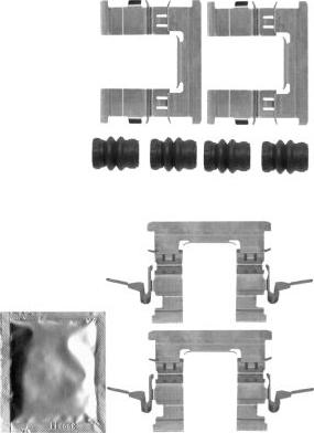 Mintex MBA1853 - Kit d'accessoires, plaquette de frein à disque cwaw.fr