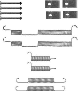 Mintex MBA844 - Kit d'accessoires, mâchoire de frein cwaw.fr